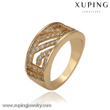 13309 xuping fashion 18k gold plated women finger ring gold ring for girls